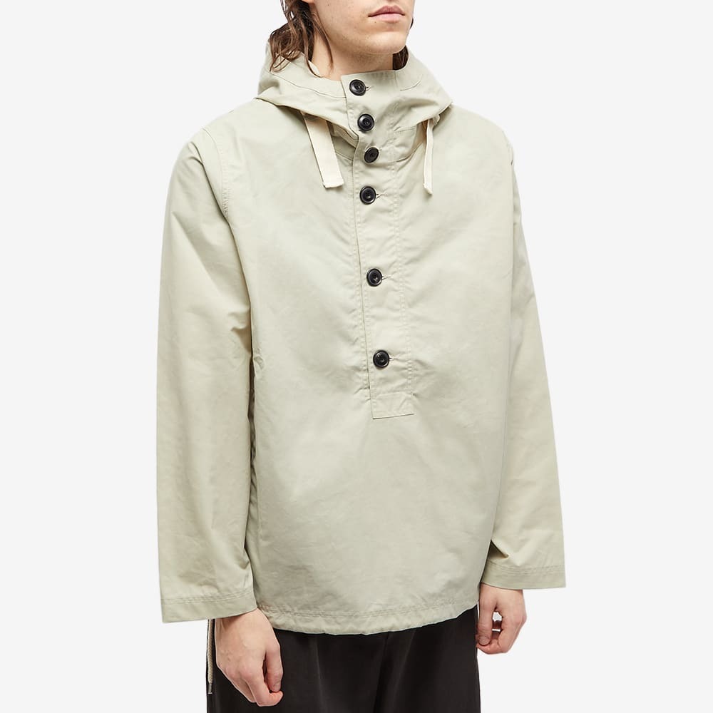 Albam Men's Waxed Button Smock in Clay Albam