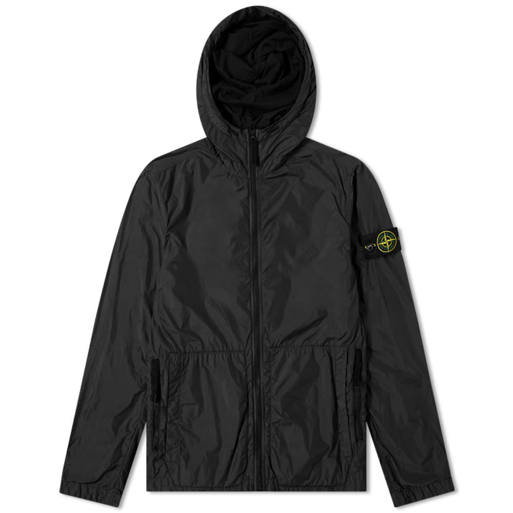 stone island grey hooded jacket