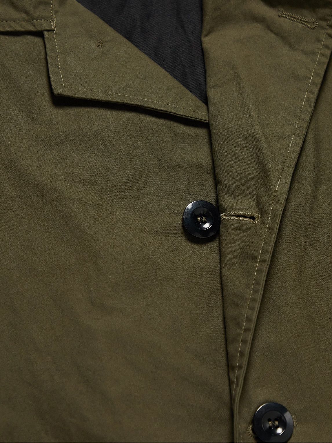 Margaret Howell Oversized WaxedCotton Trench Coat Green Margaret