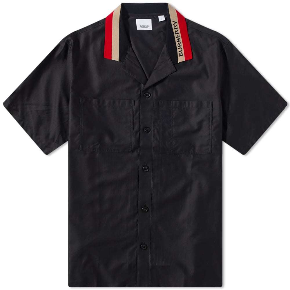 Burberry Rolston Stripe Collar Vacation Shirt Burberry