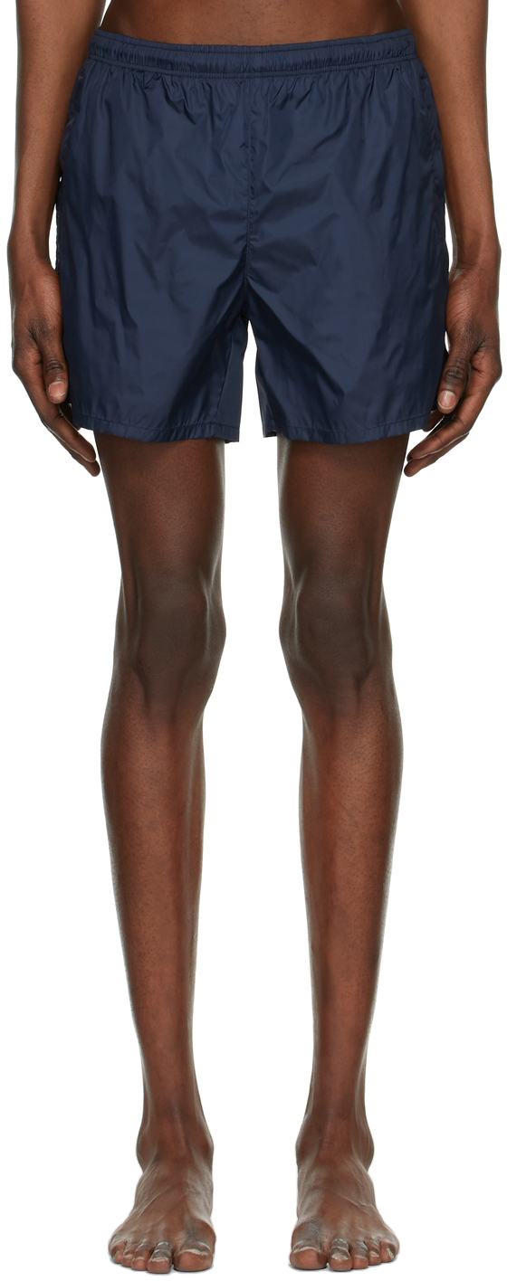 Our Legacy Navy Drape Tech Swim Shorts Our Legacy