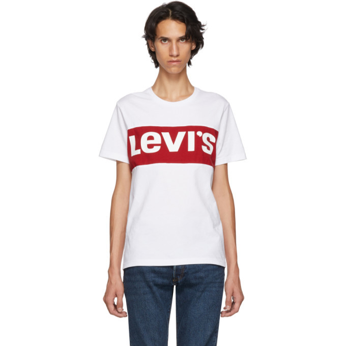 Levis White Box Logo T-Shirt Levis