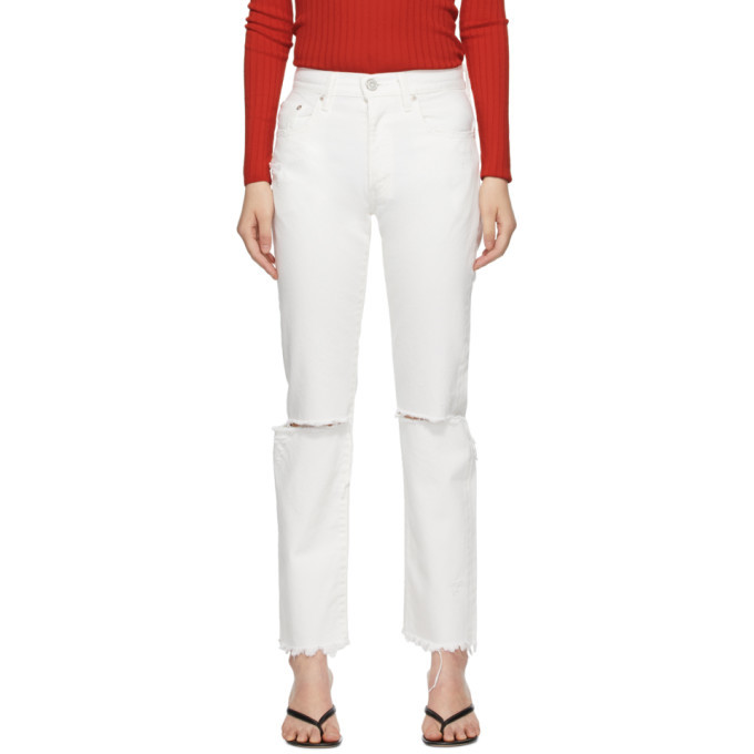 moussy white jeans