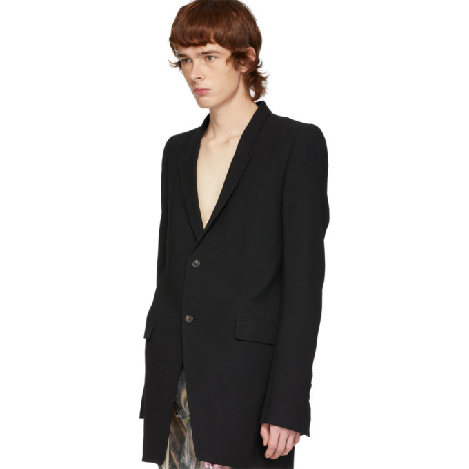 Rick Owens Black Tatlin Blazer Rick Owens