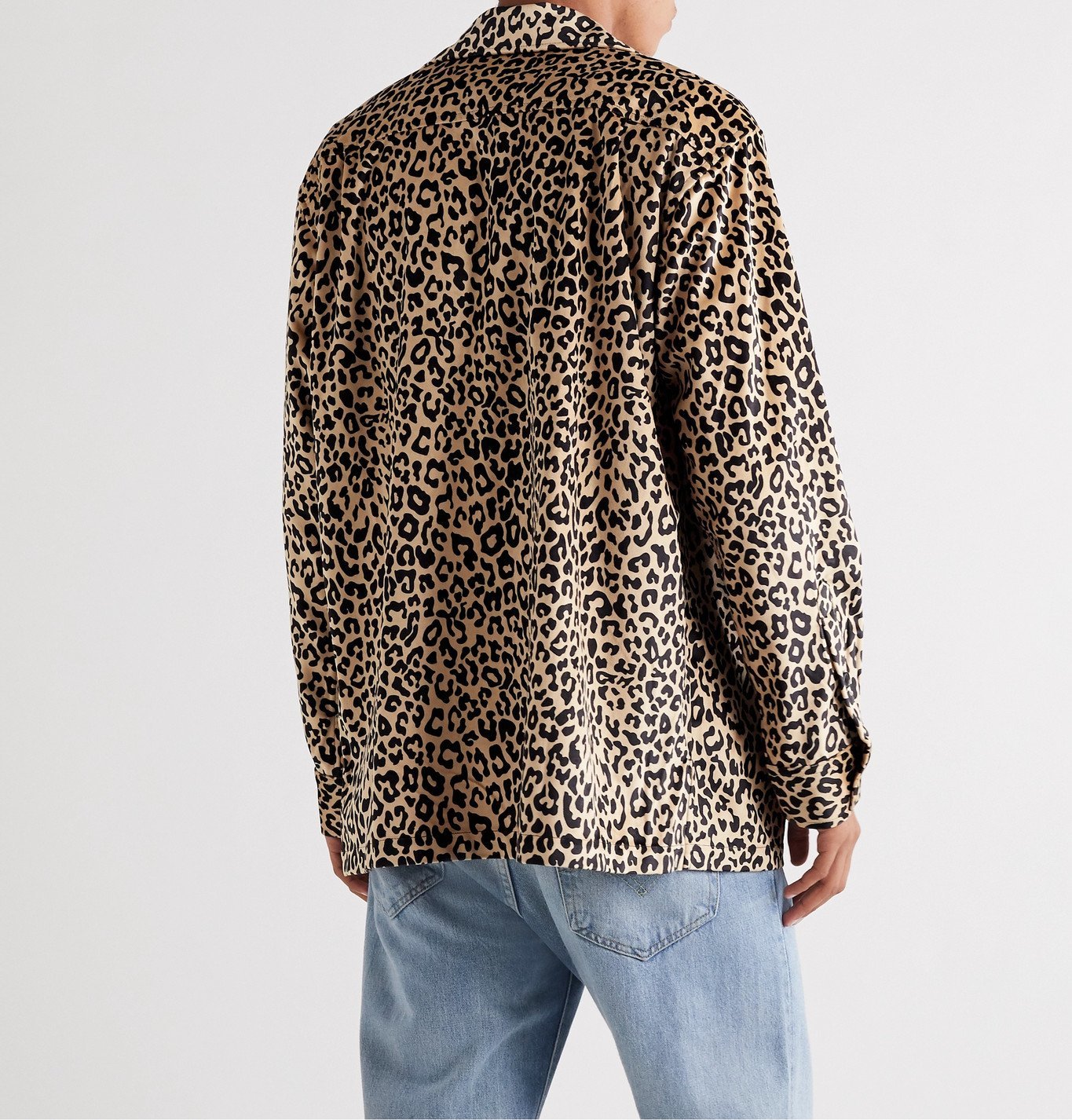 Noon Goons - Leopard-Print Velour Shirt 