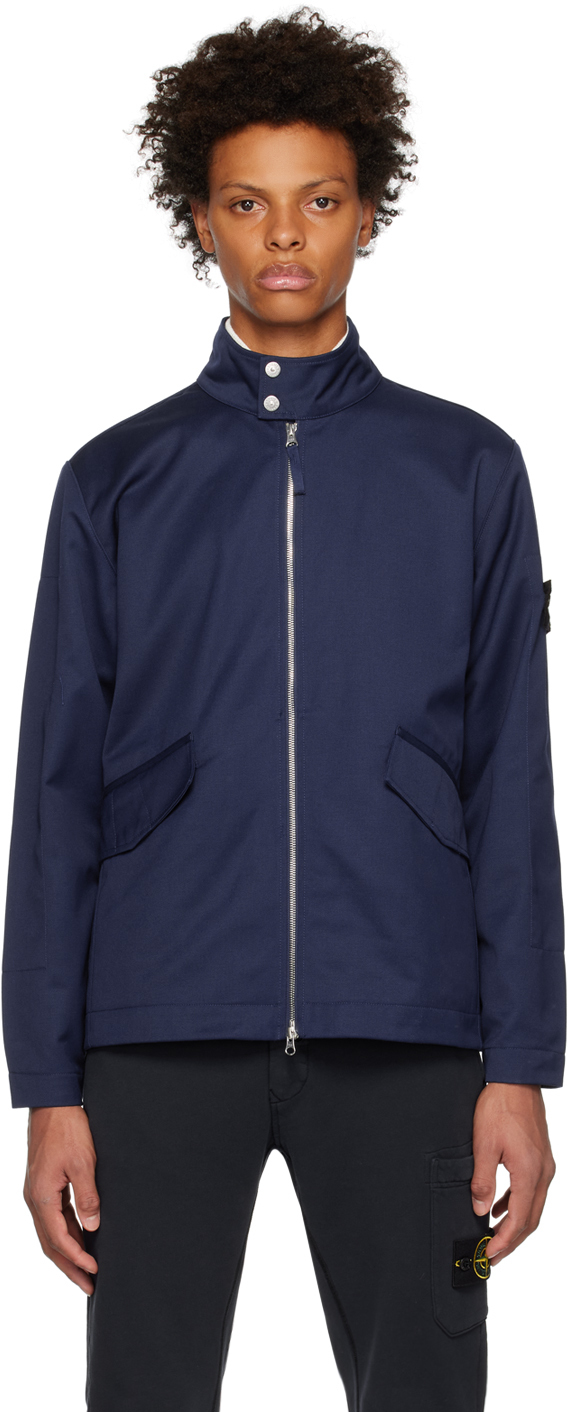Stone Island Navy Workwear Jacket Stone Island