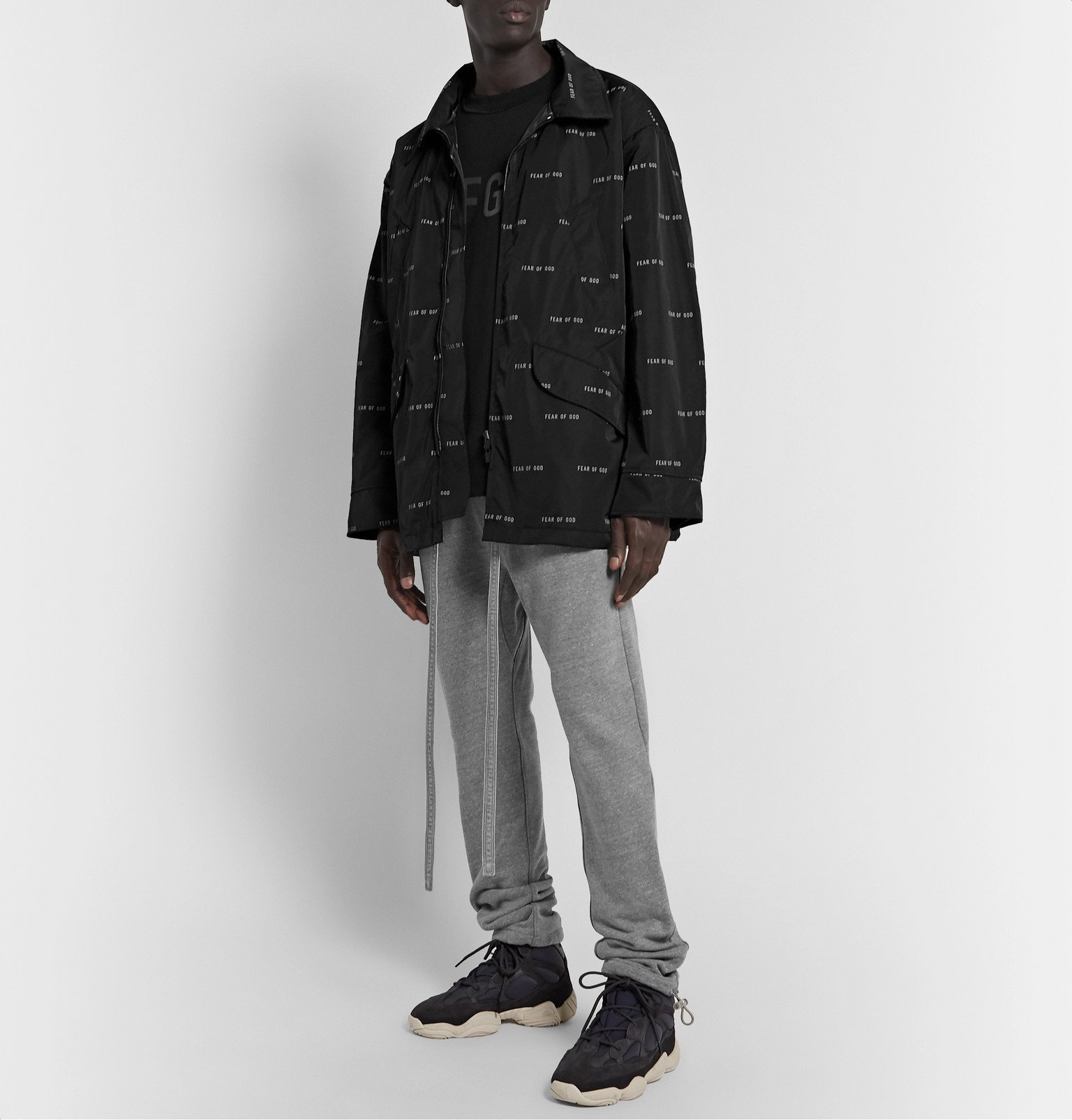 Fear of God - Oversized Logo-Print Nylon-Twill PrimaLoft Field