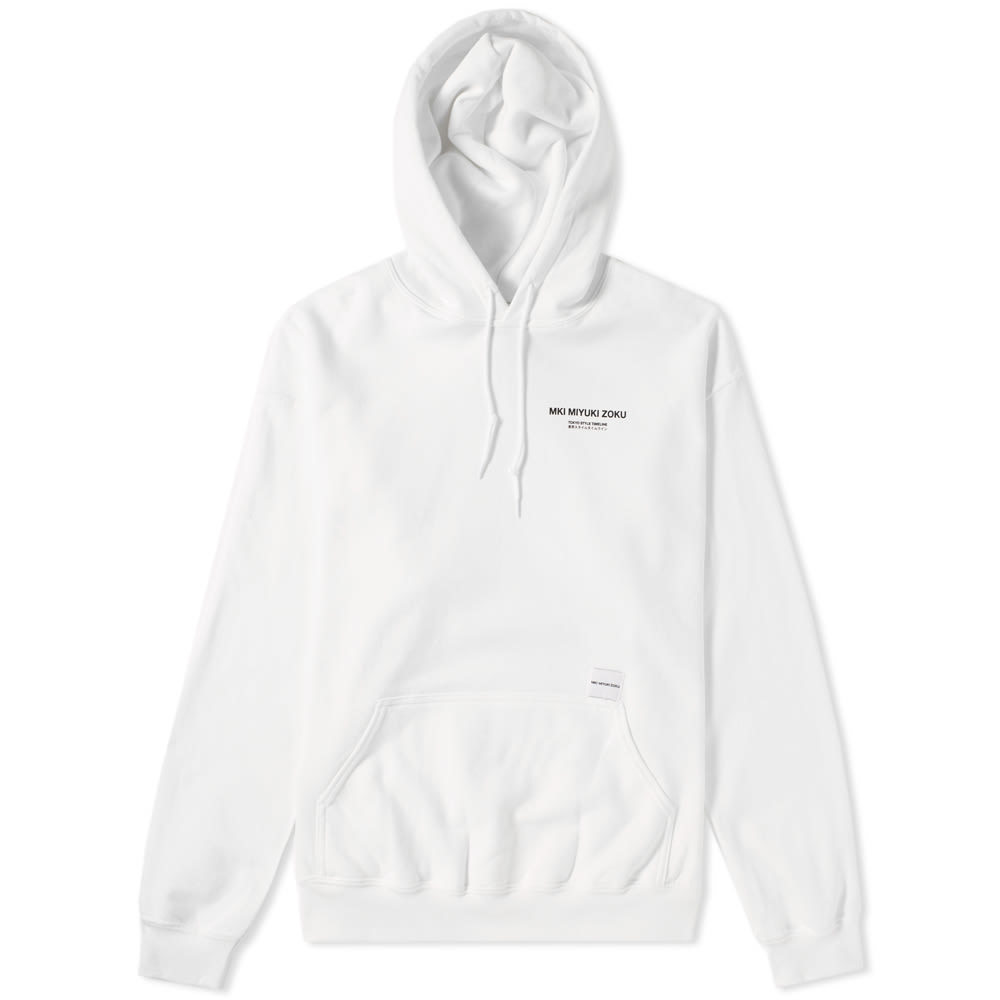 mki white hoodie