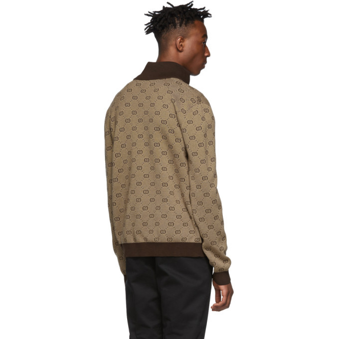 tan gucci sweater