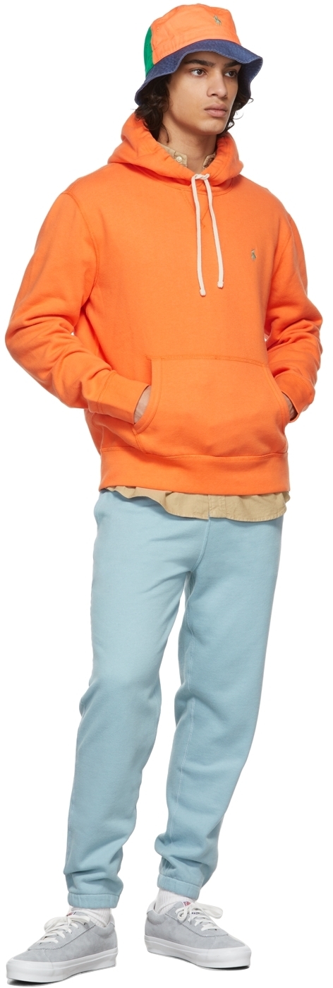 Polo Ralph Lauren Orange RL Fleece Hoodie