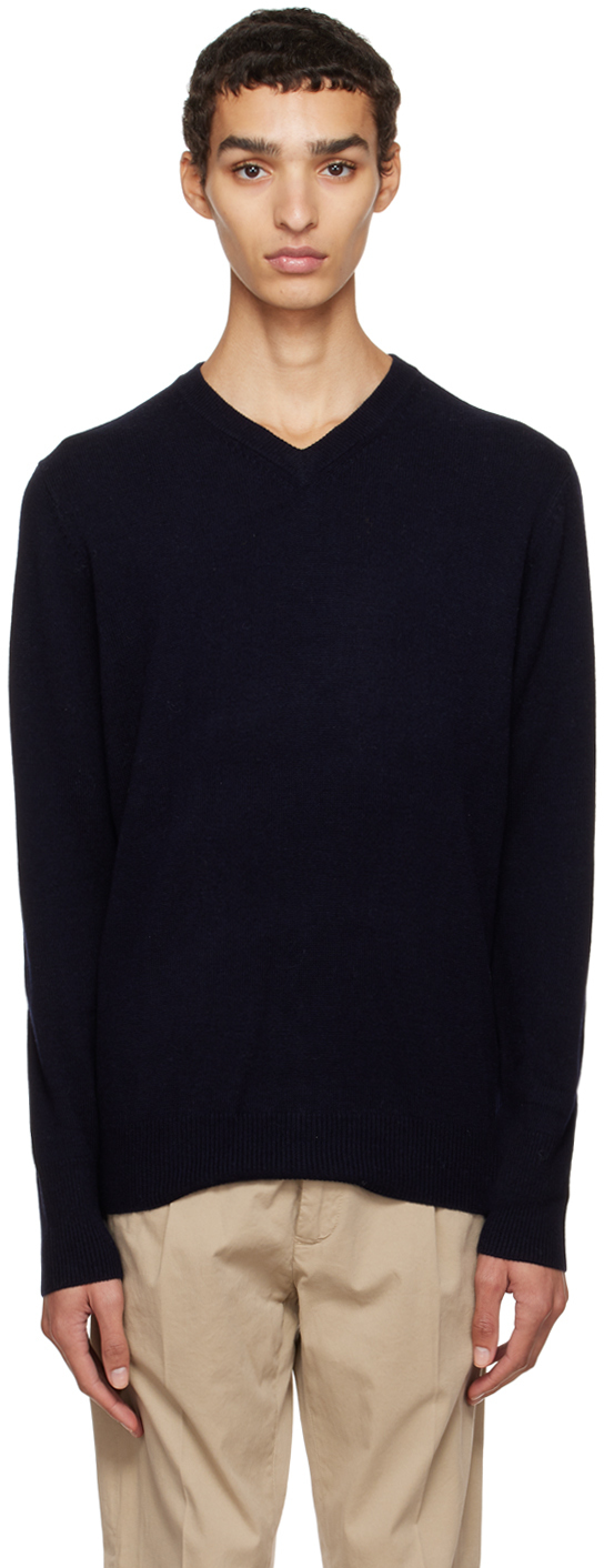 Bassiri L/S V-Neck Wheat Sweater 627