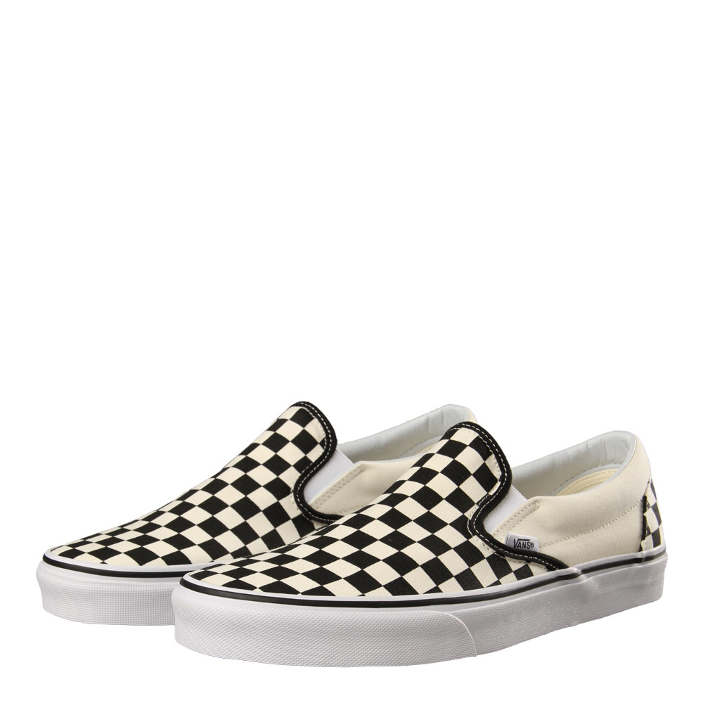 Classic Slip On - Checkerboard Black / White Vans