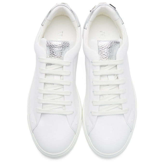 Fendi White Vocabulary Sneakers Fendi