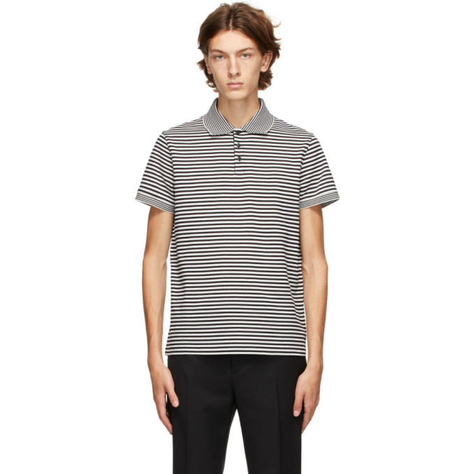 ysl striped polo