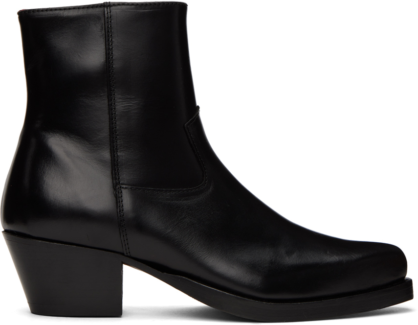 Ernest W. Baker Black Western Boots Ernest W. Baker