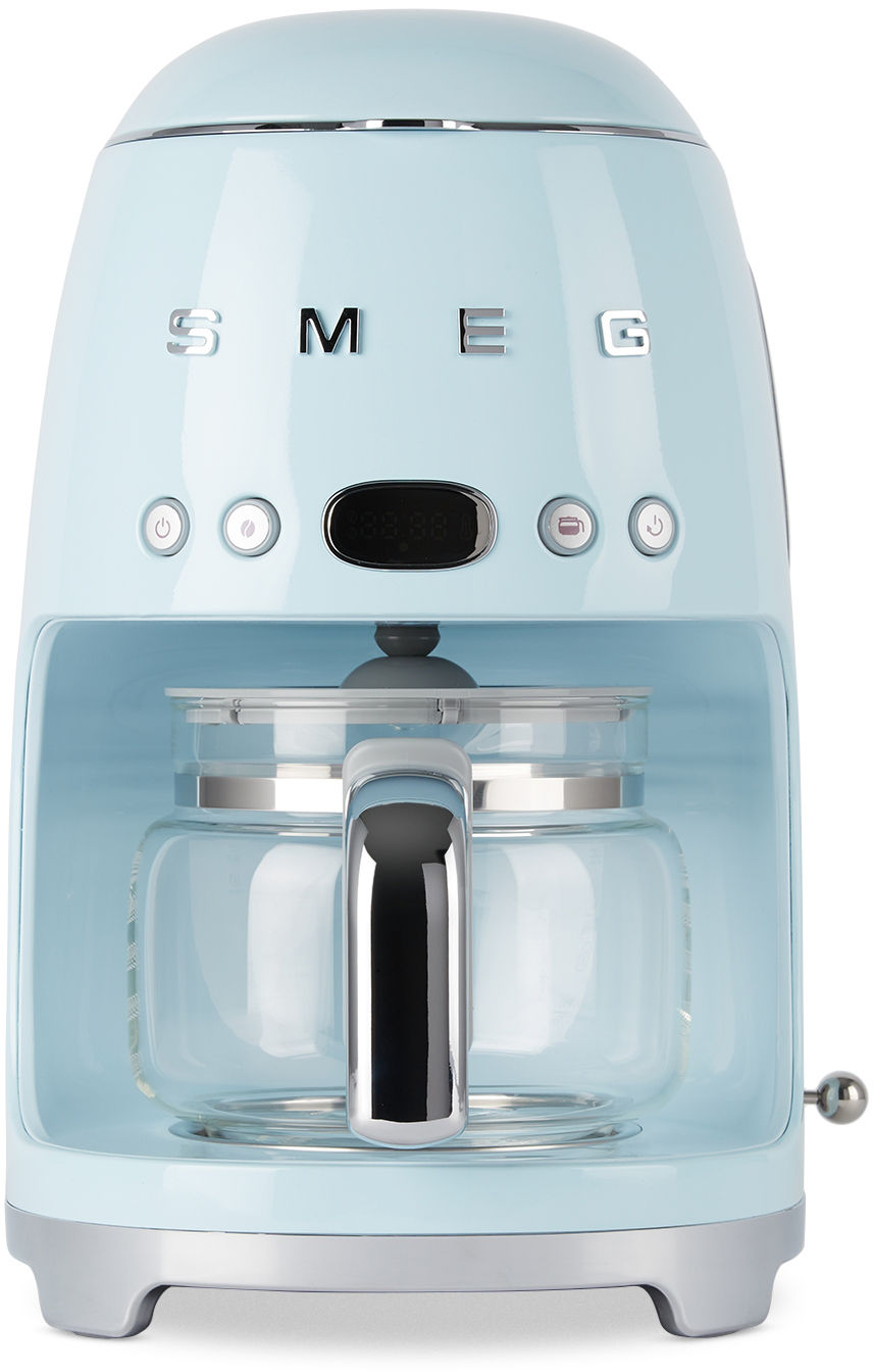 SMEG Blue RetroStyle Drip Coffee Maker, 1.2 L SMEG