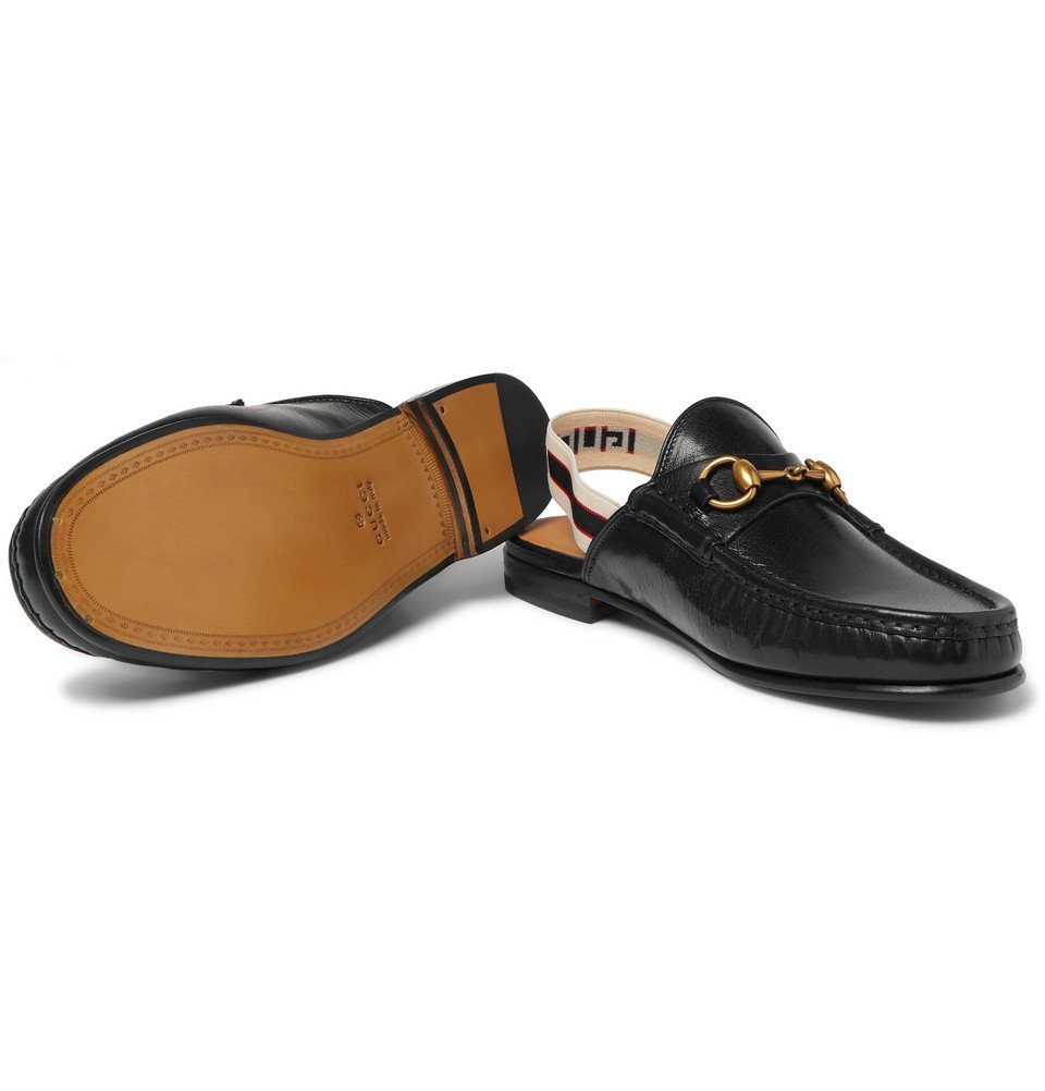 backless loafers mens gucci