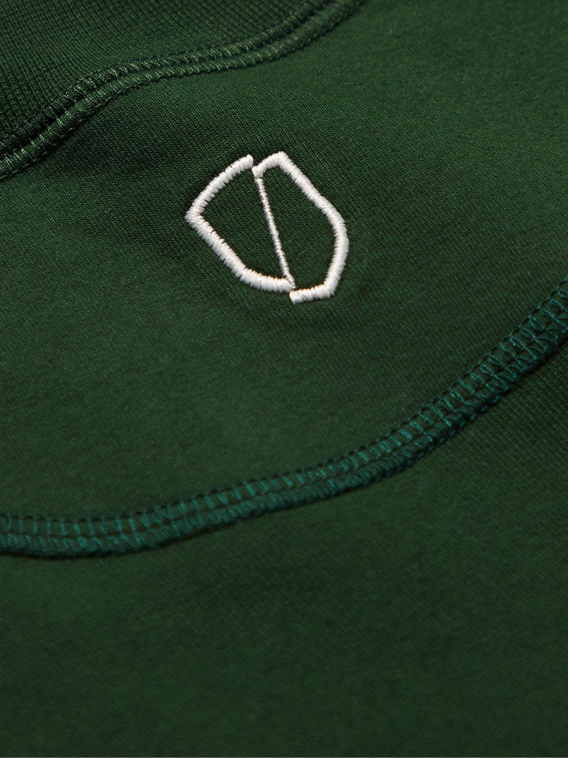 norda - Logo-Flocked Organic French Terry Sweatshirt - Green Norda
