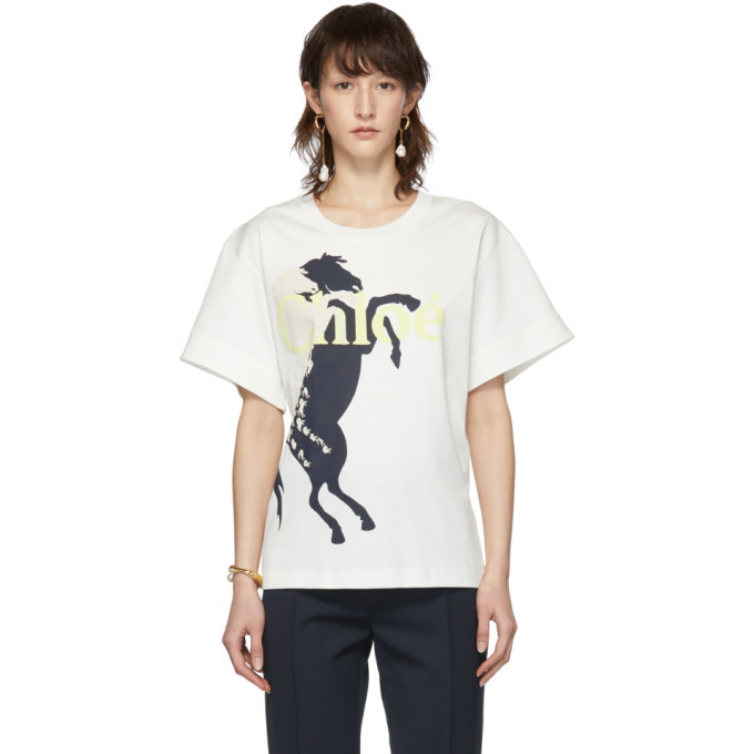 white horse t shirt