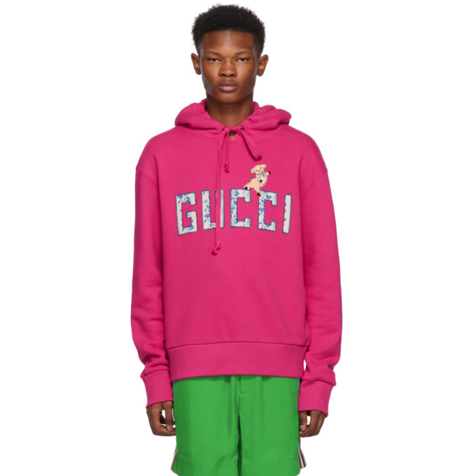 gucci pink hoodie