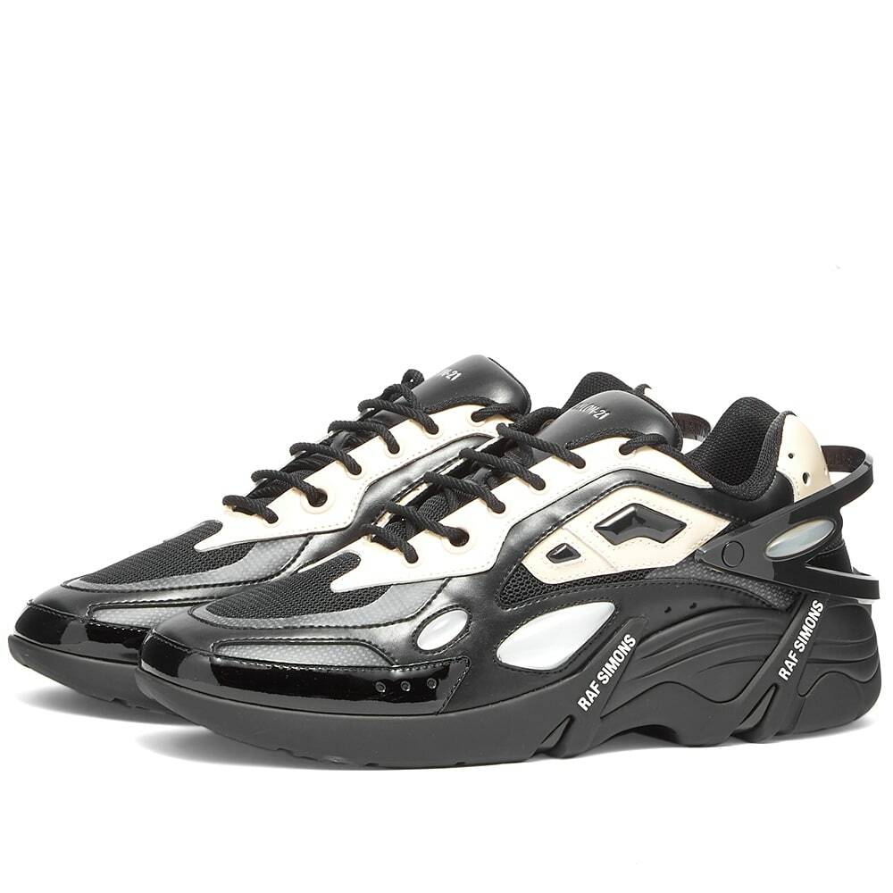 Raf Simons Men's Cylon-21 Sneakers in Cream/Black Raf Simons