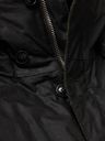 Barbour Gold Standard - Soay Padded Leather-Trimmed Waxed-Cotton Hooded Jacket - Black