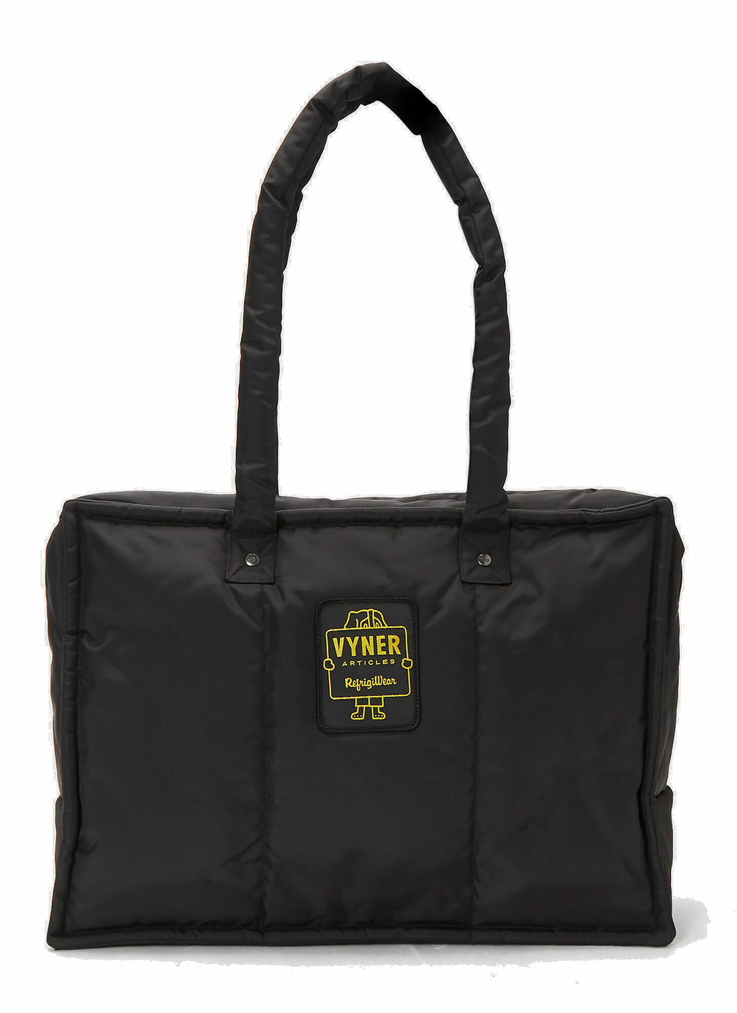 Photo: Logo-Patch Tote Bag in Black