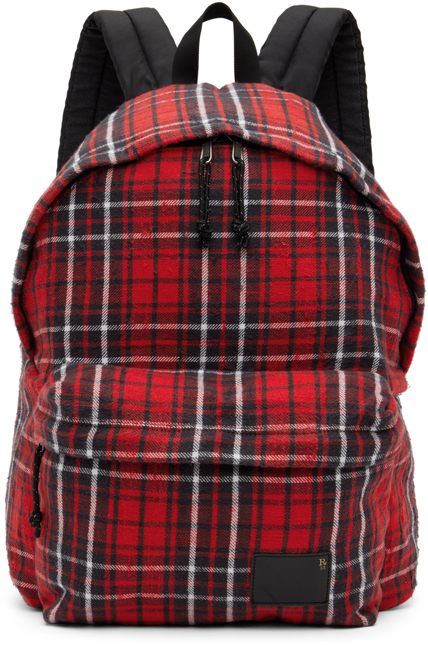R13 Red Oversized Backpack R13