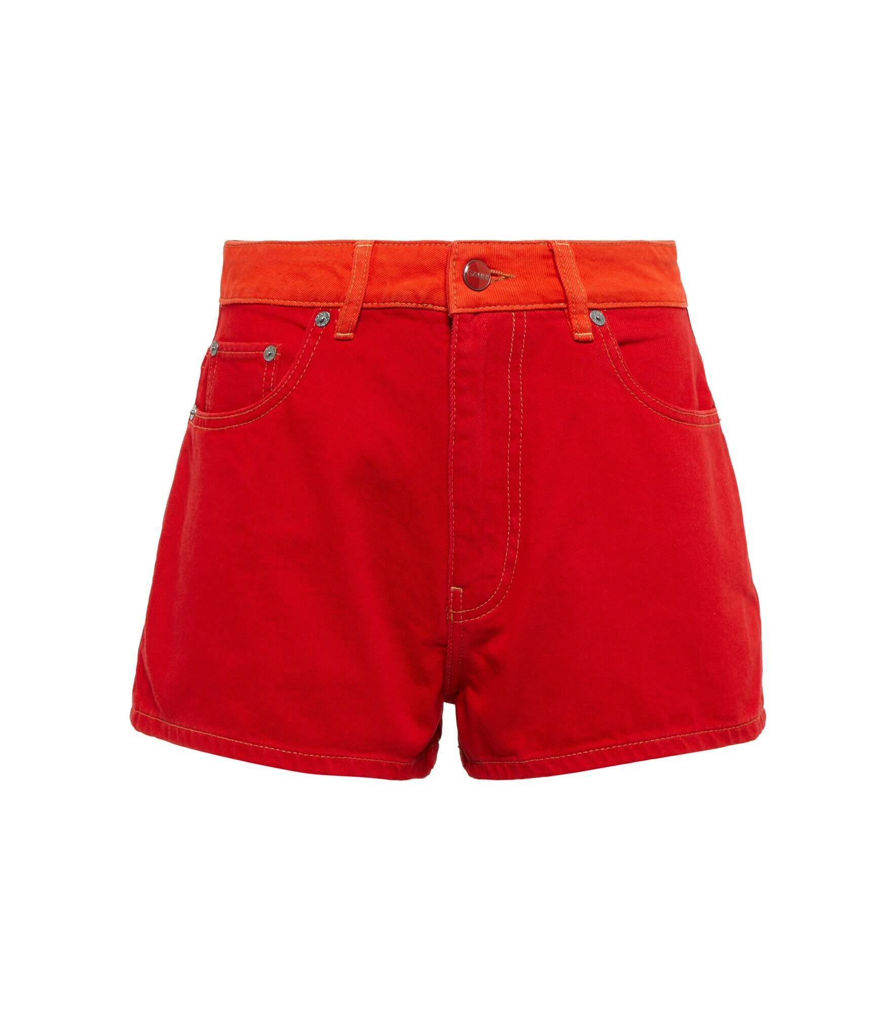 Ganni Highrise denim shorts GANNI
