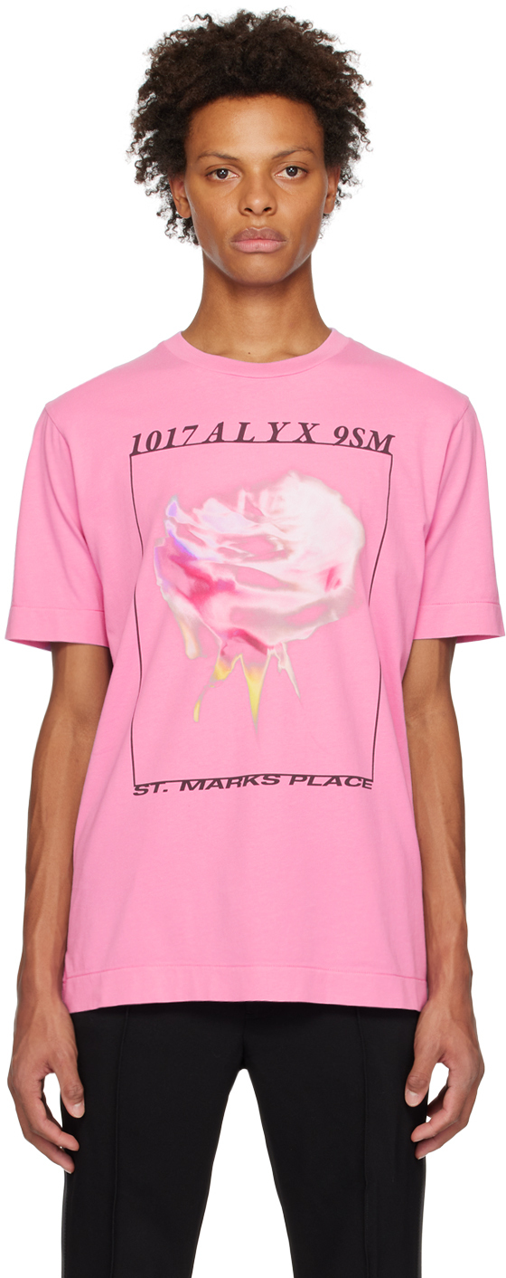 Photo: 1017 ALYX 9SM Pink Icon Flower T-Shirt
