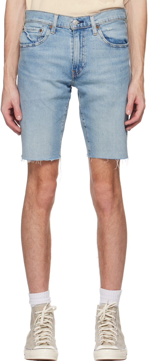 Levi's Indigo 412 Denim Shorts Levi's Red