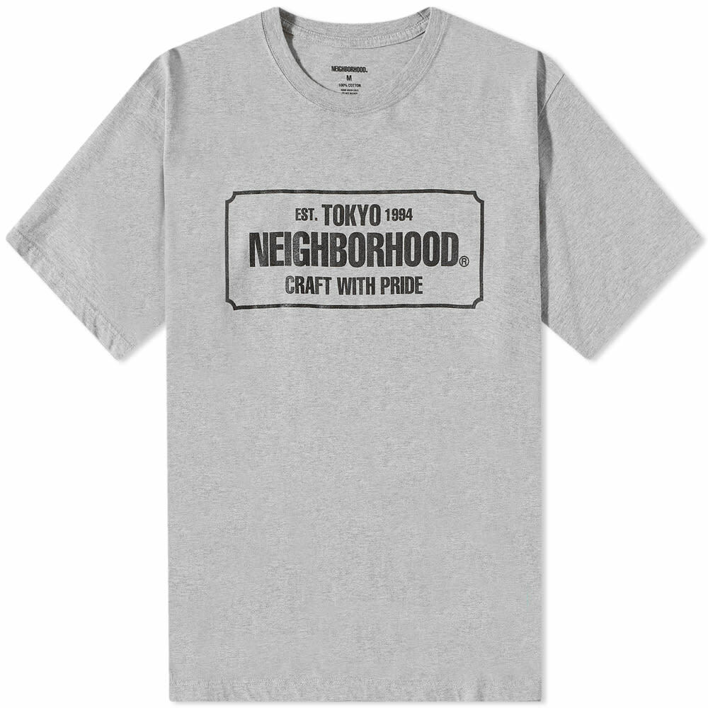 Photo: Neighborhood Men's NH-1 T-Shirt in Grey