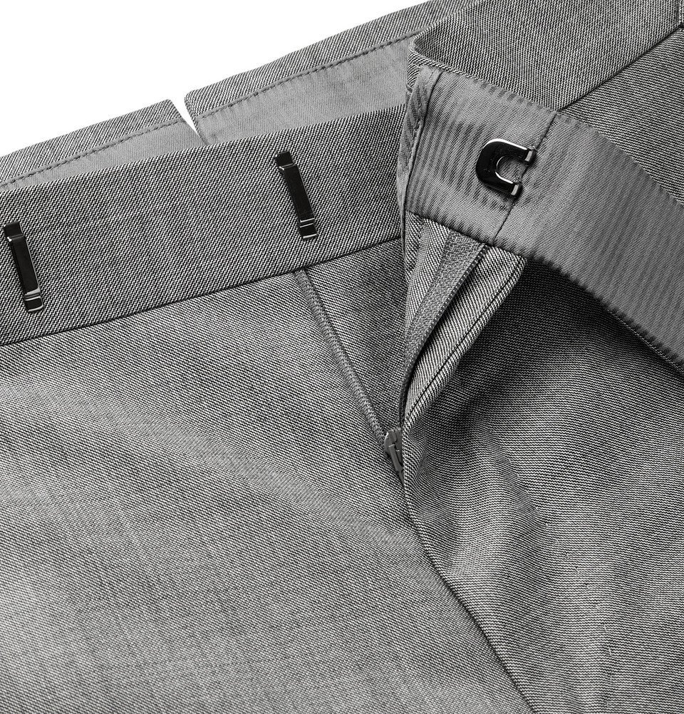 TOM FORD - Grey O'Connor Slim-Fit Super 110s Wool-Sharkskin Suit Trousers -  Gray TOM FORD