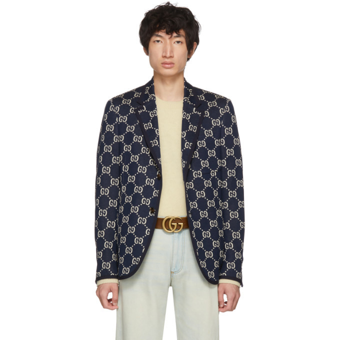 gucci blue blazer