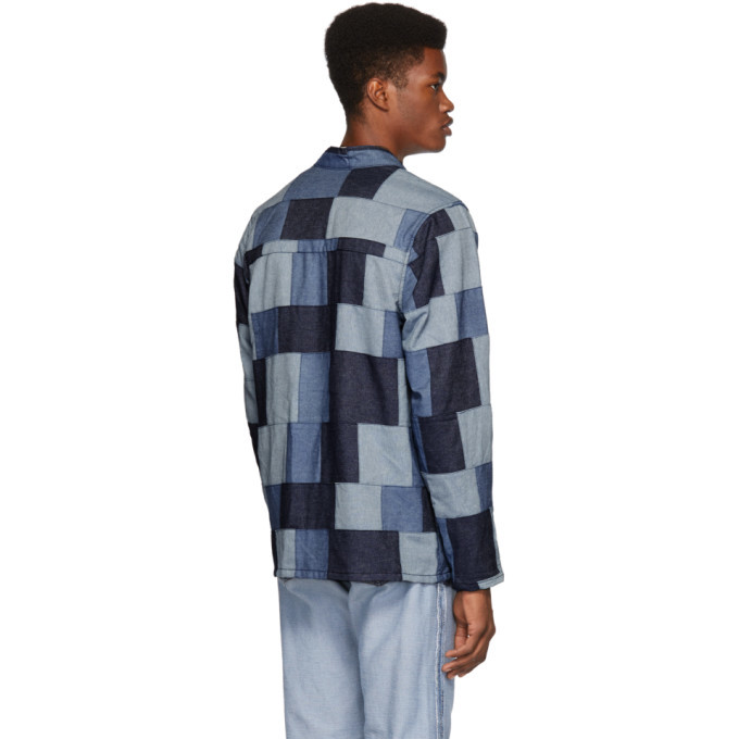 Naked and Famous Denim Blue Denim 