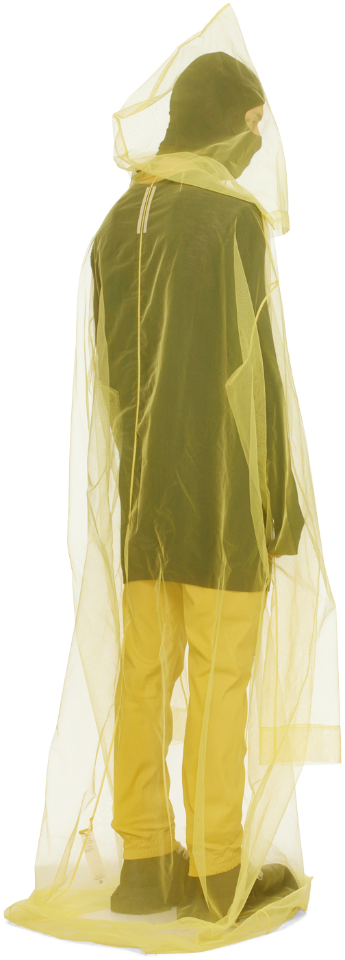 Rick Owens Yellow Flyproof Coat Rick Owens