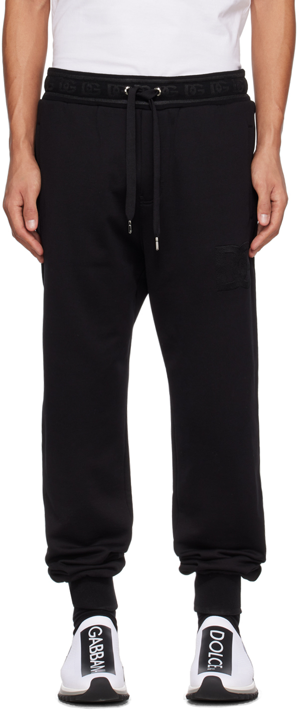 Dolce & Gabbana Black Musical Instrument Sleepwear Pants main image 0