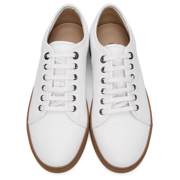 Lanvin White Leather DBB1 Sneakers Lanvin