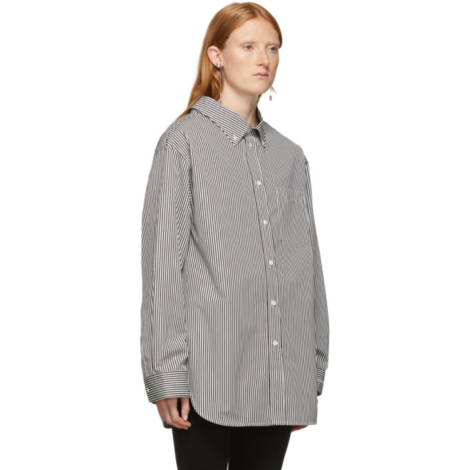 balenciaga swing collar shirt