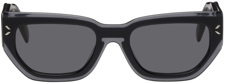MCQ Gray Rectangular Sunglasses McQ Alexander McQueen