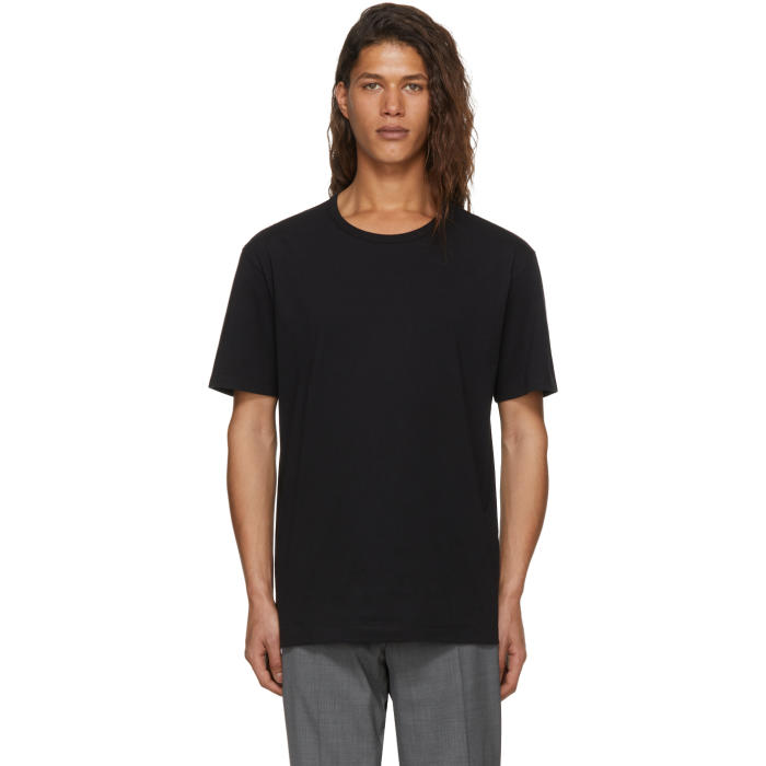 Issey Miyake Men Black Logo T-Shirt Issey Miyake Men