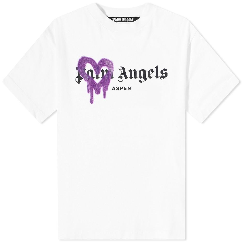 Palm Angels Aspen Spray Logo Tee Palm Angels