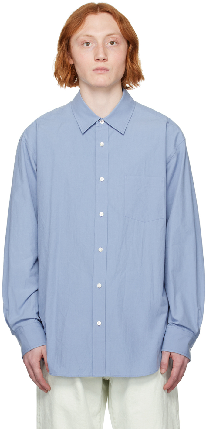 stein Blue Oversized Standard Shirrt