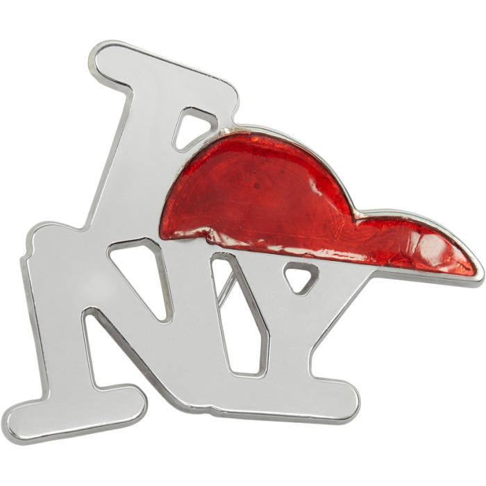 Raf Simons Silver NY Pin adidas x Raf Simons