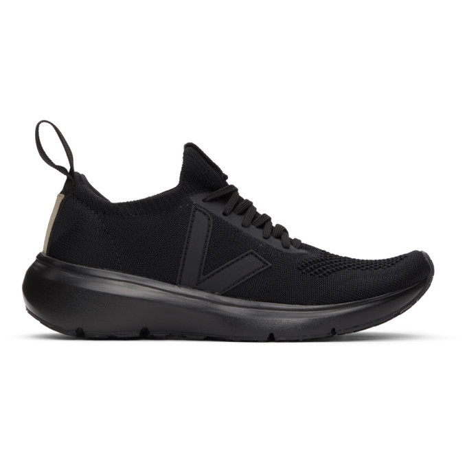 Rick Owens Black Veja Edition Sock Runner Sneakers Rick Owens