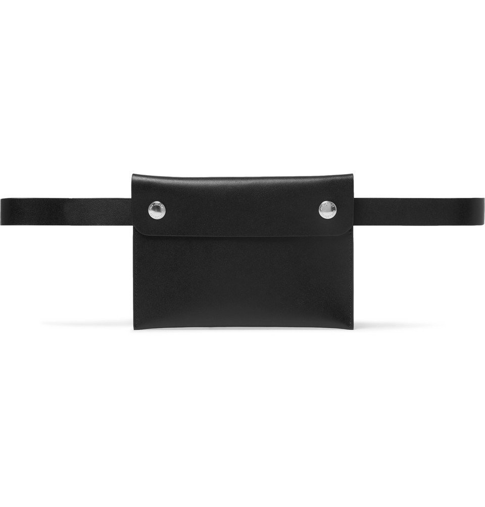 Our Legacy Leather Belt Bag Black Our Legacy