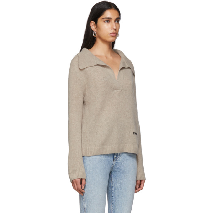 Khaite Beige Cashmere Marisa Sweater Khaite