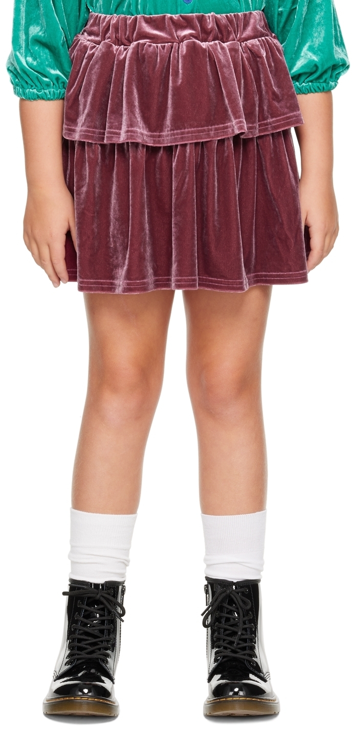 Photo: The Campamento Kids Burgundy Layers Skirt