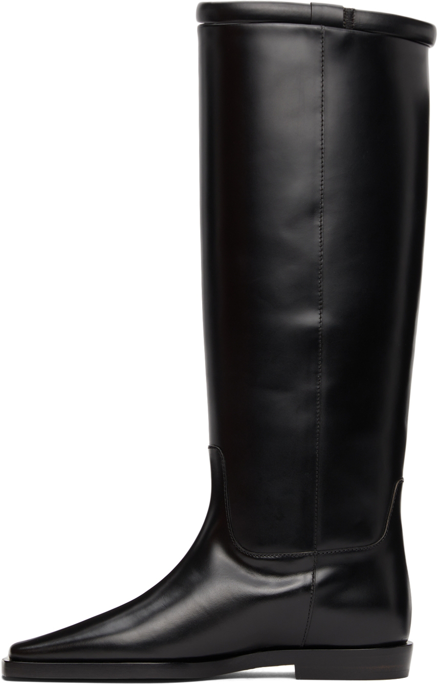 Totême Leather Riding Boots Toteme