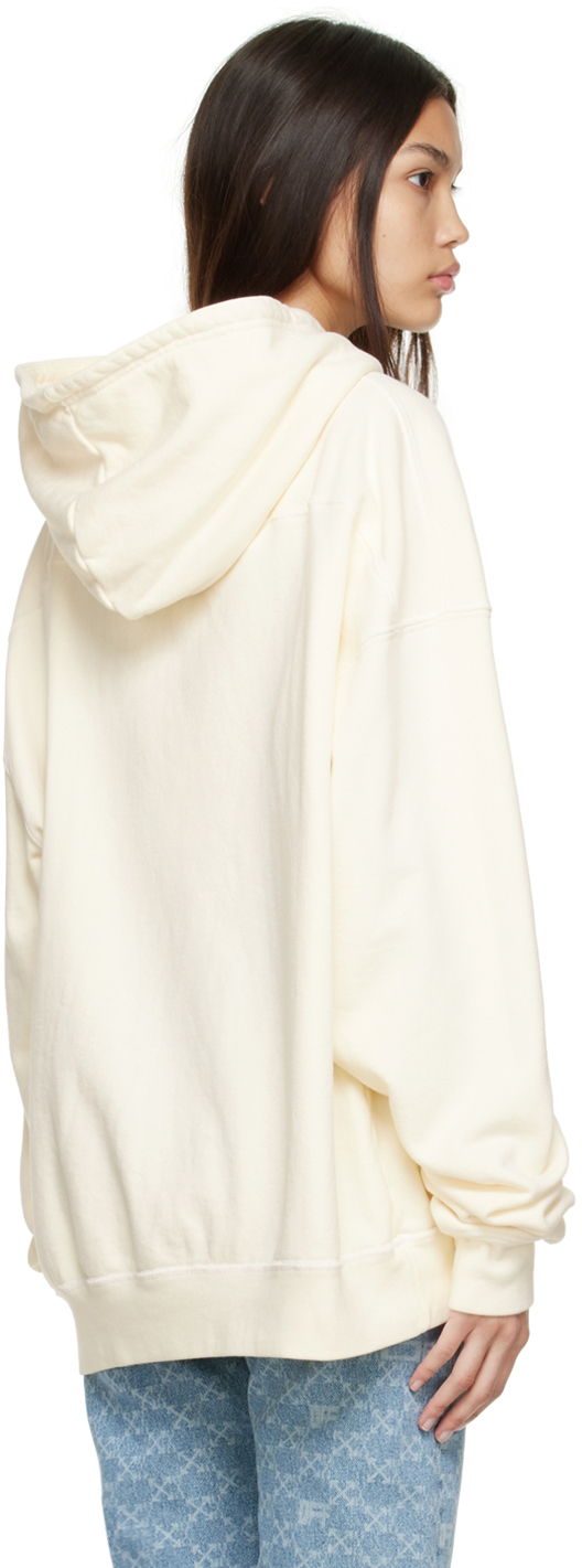 Rhude OffWhite Cotton Hoodie Rhude